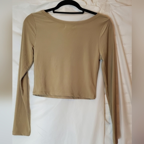 OPEN edit Nude Crop Top in Size Small from Nordstrom. - Picture 2 of 6